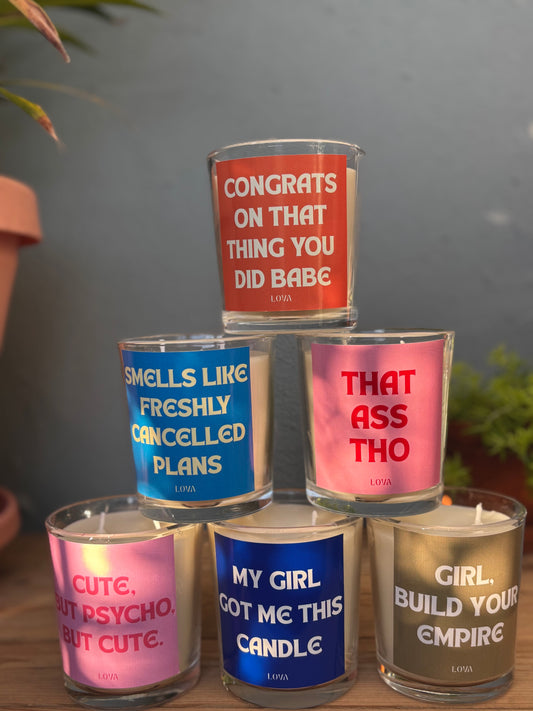 Statement Coconut-Soy Wax Candles