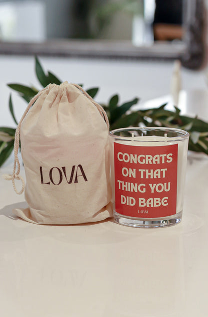 Statement Coconut-Soy Wax Candles